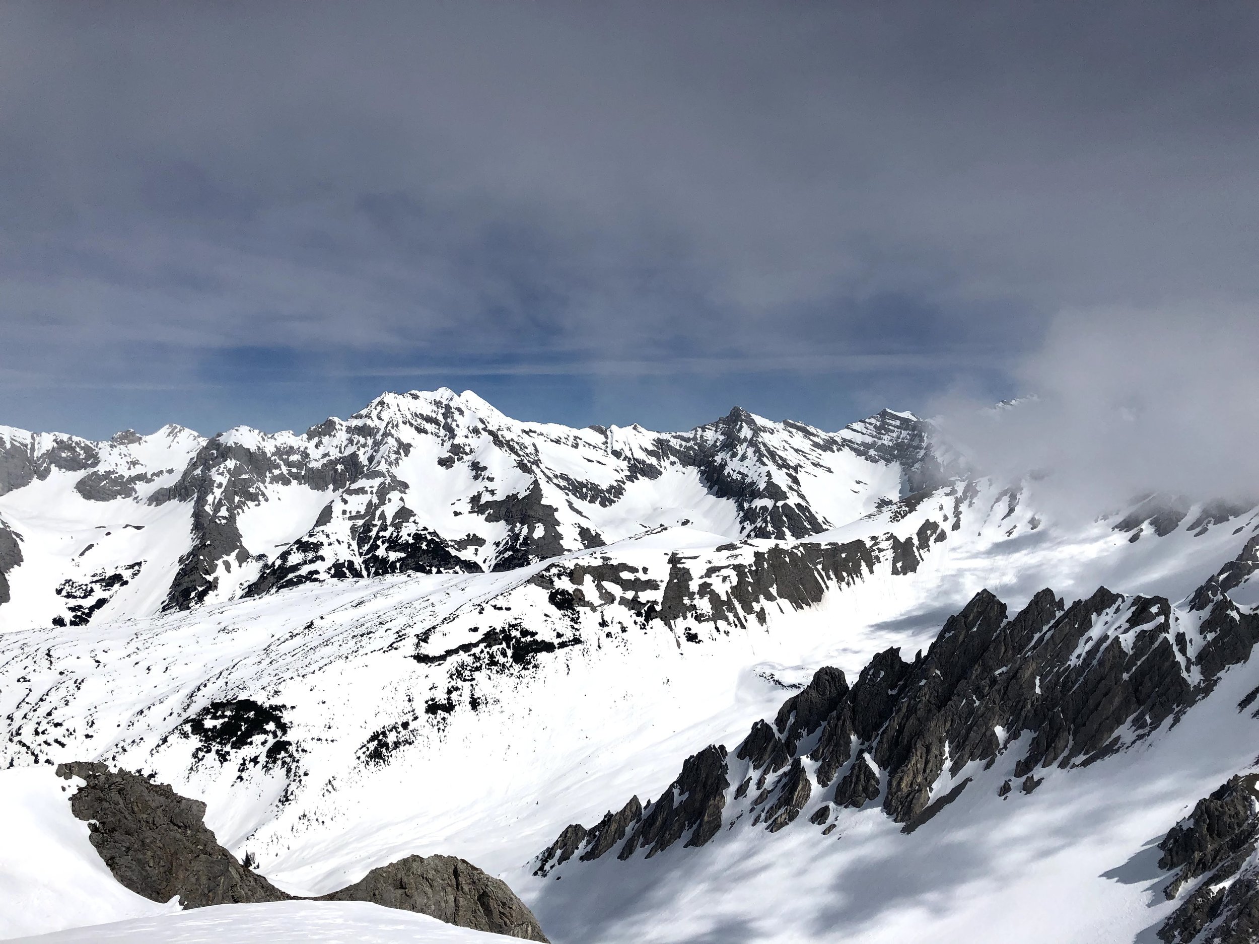 Hafelekar in the Nordkette mountains above Innsbruck