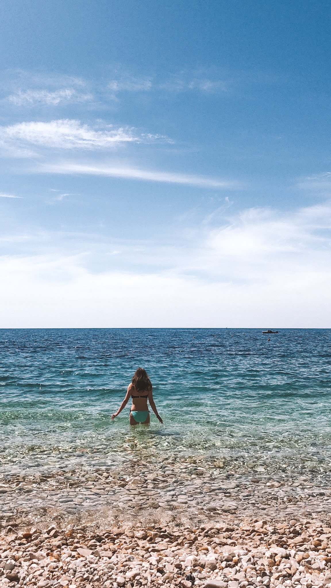 Beach in Cikat, Mali Lôsinj, Croatia