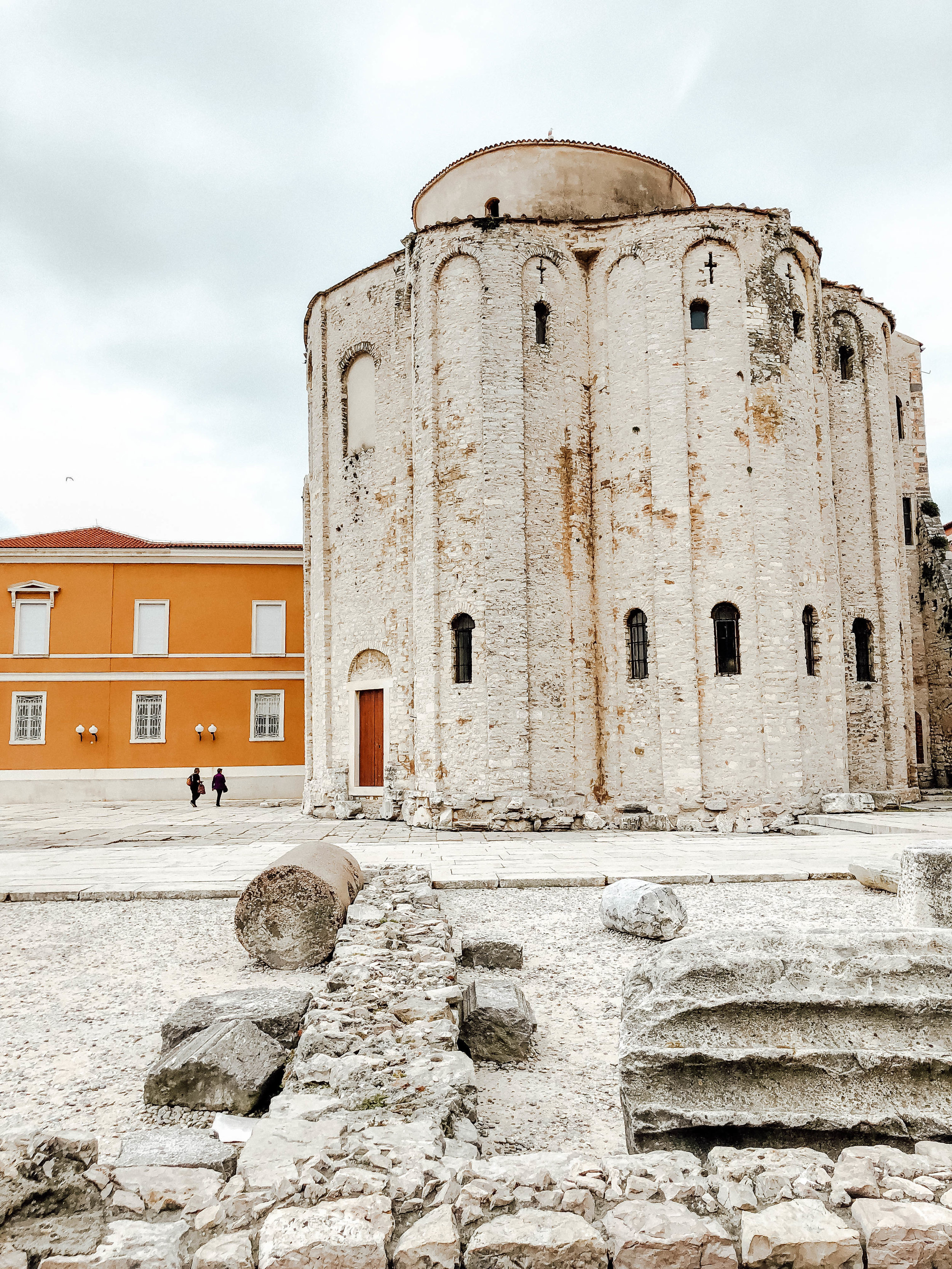 Roman ruins in Zadar, Croatia