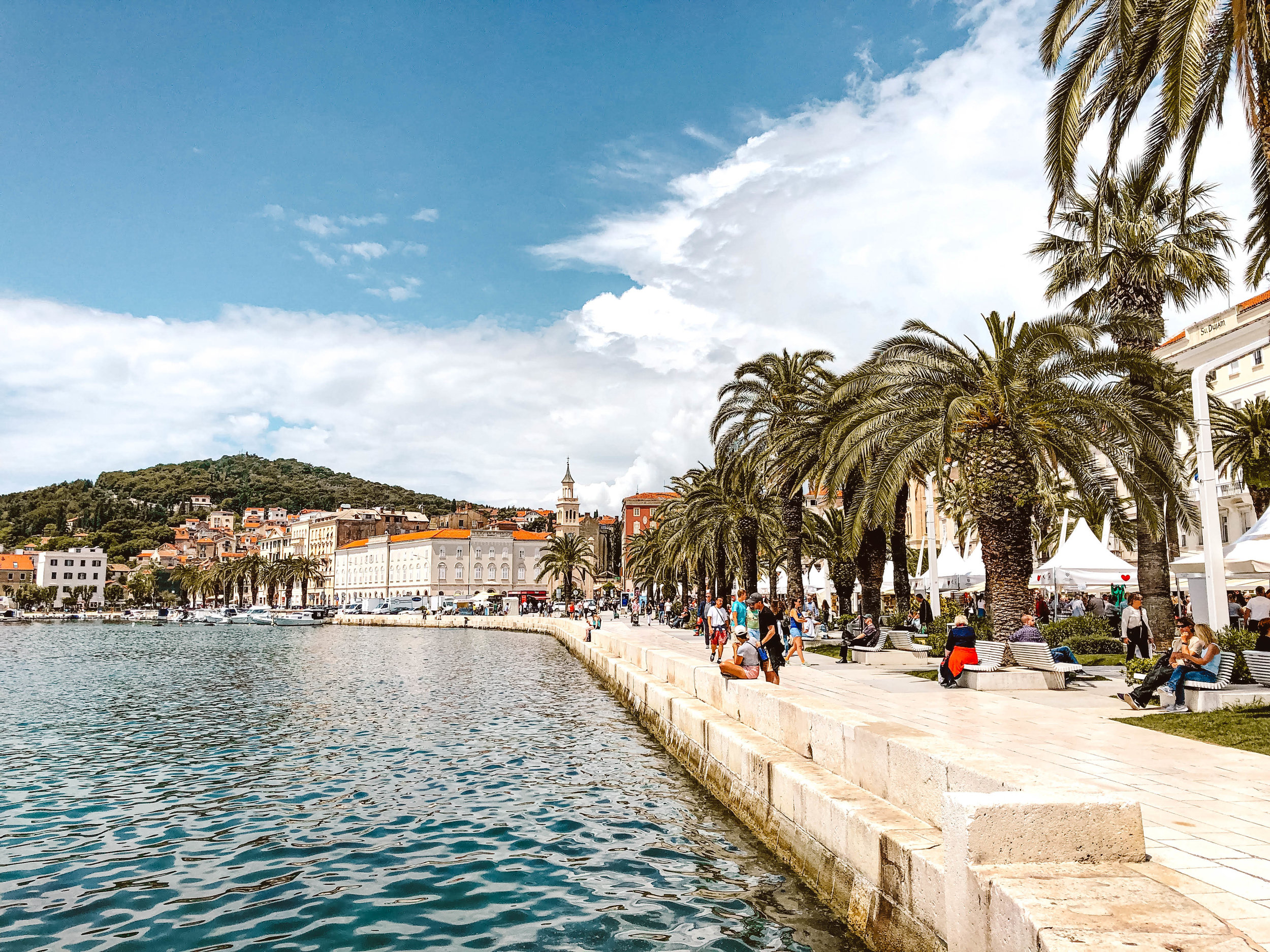 Marina in Split, Croatia