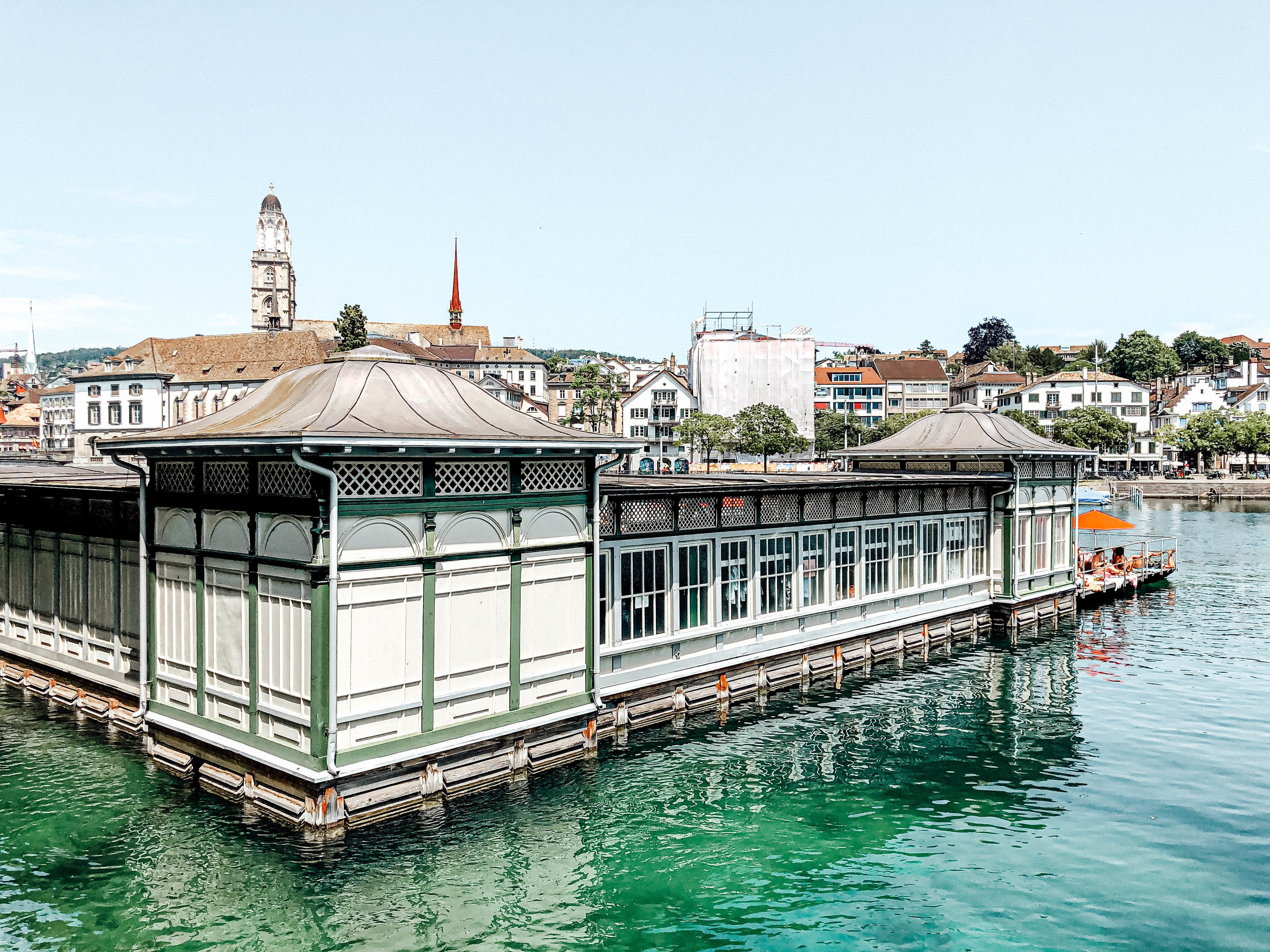 Frauenbadi in Zurich, Switzerland