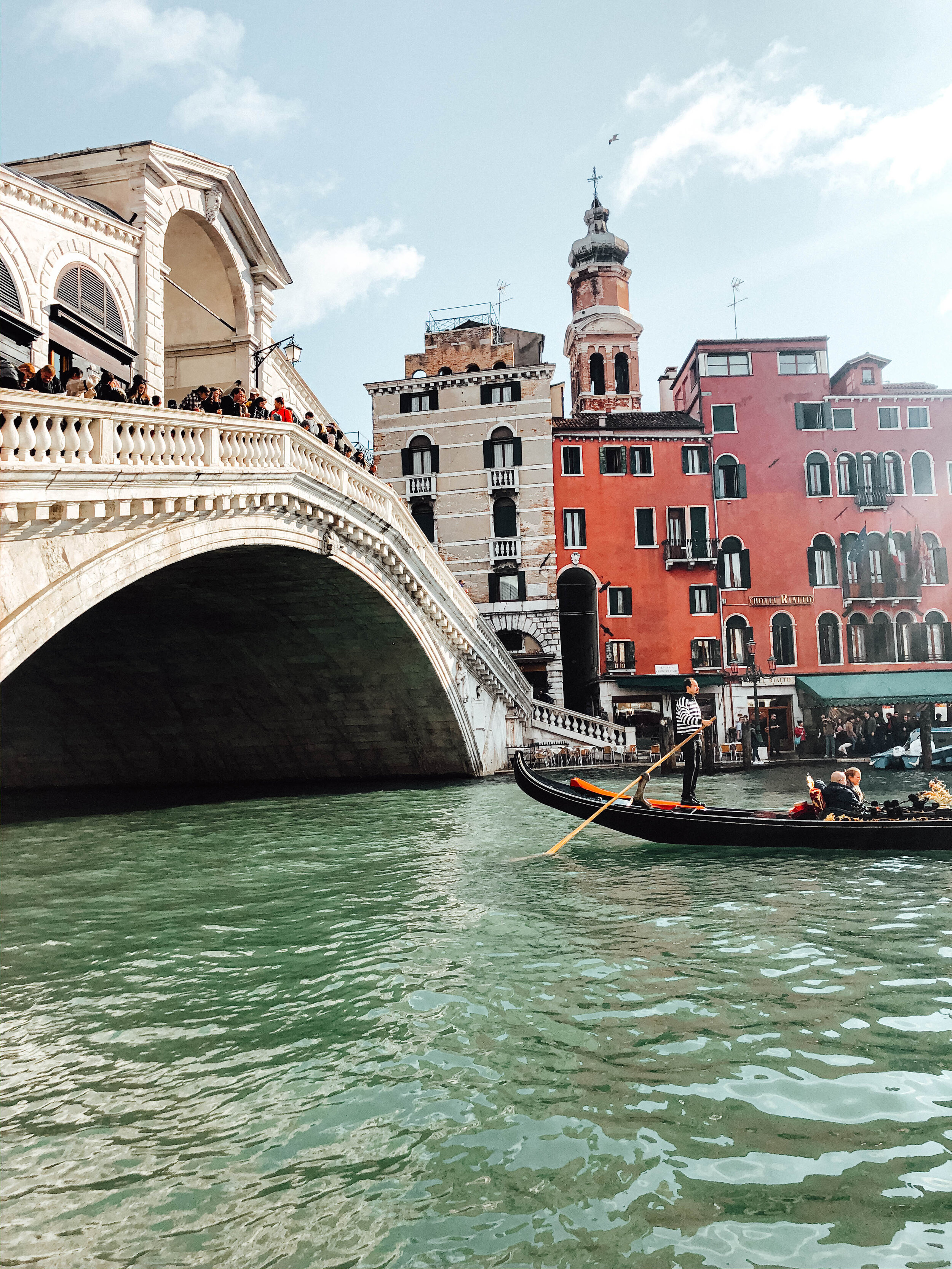 Rialto Bridge in Venice, Italy