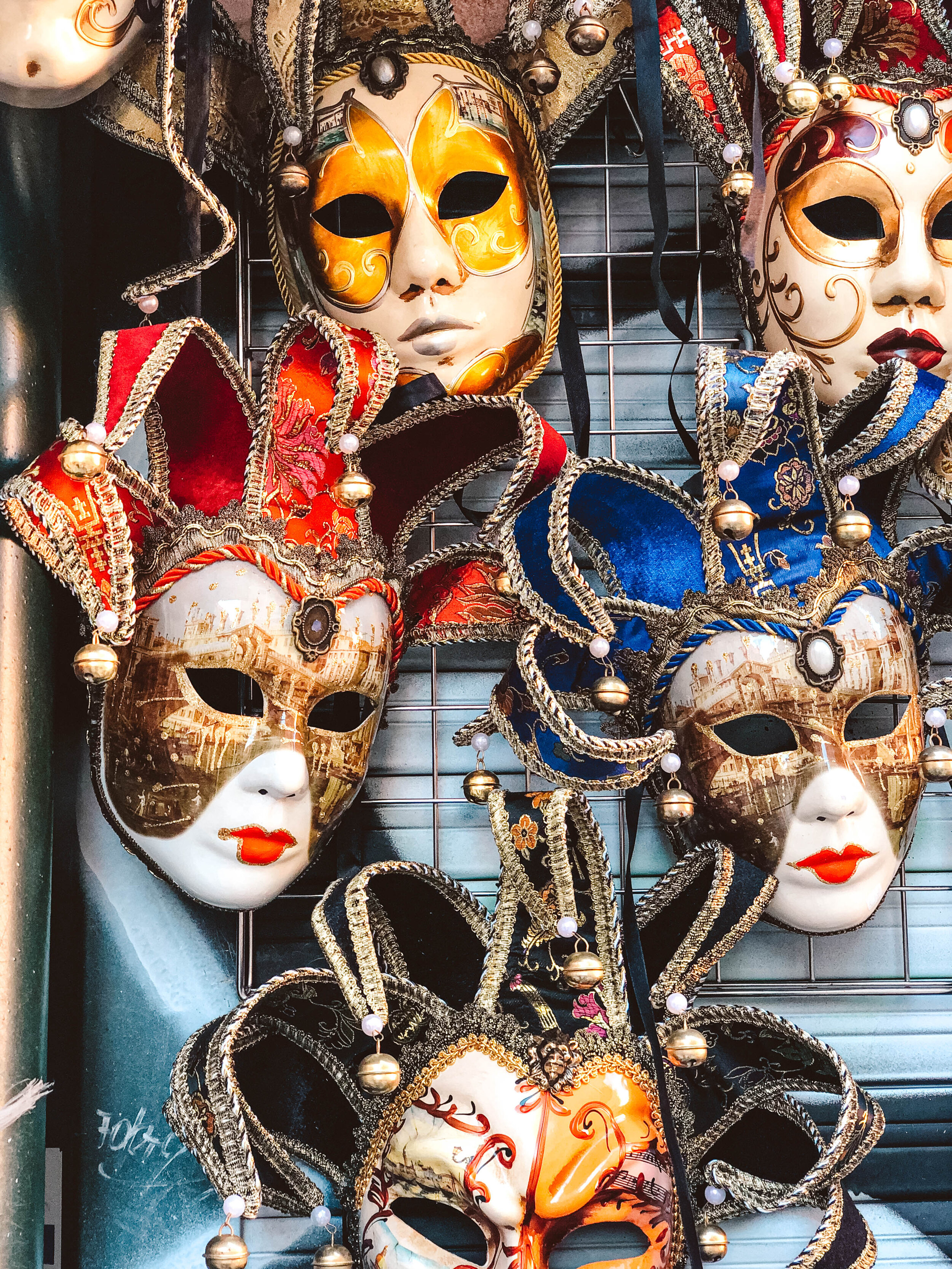 Venetian masks in Venice, Italy