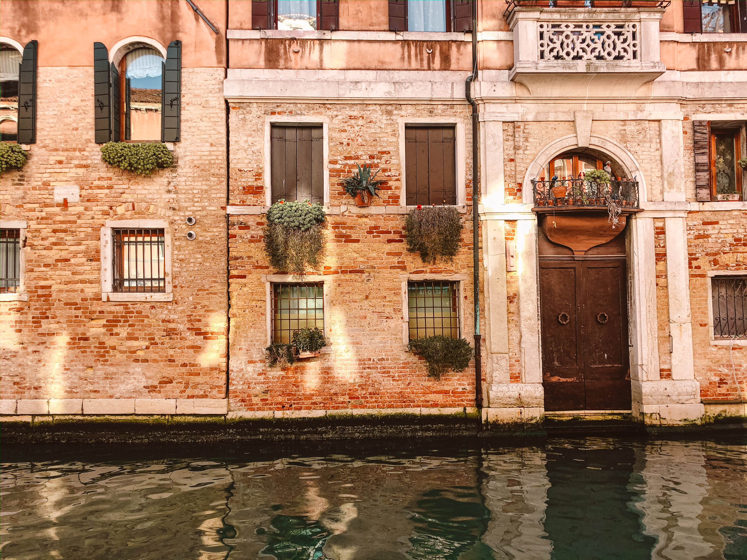 Canal in Arsenal in Venice, Italy