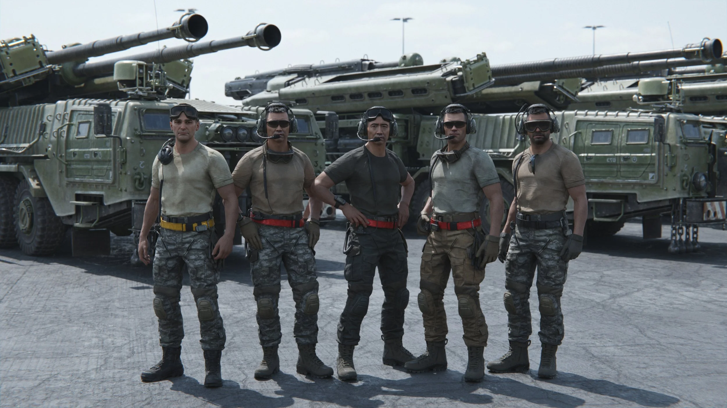 Armor 3D asset pack - soldier characters and tactical gear