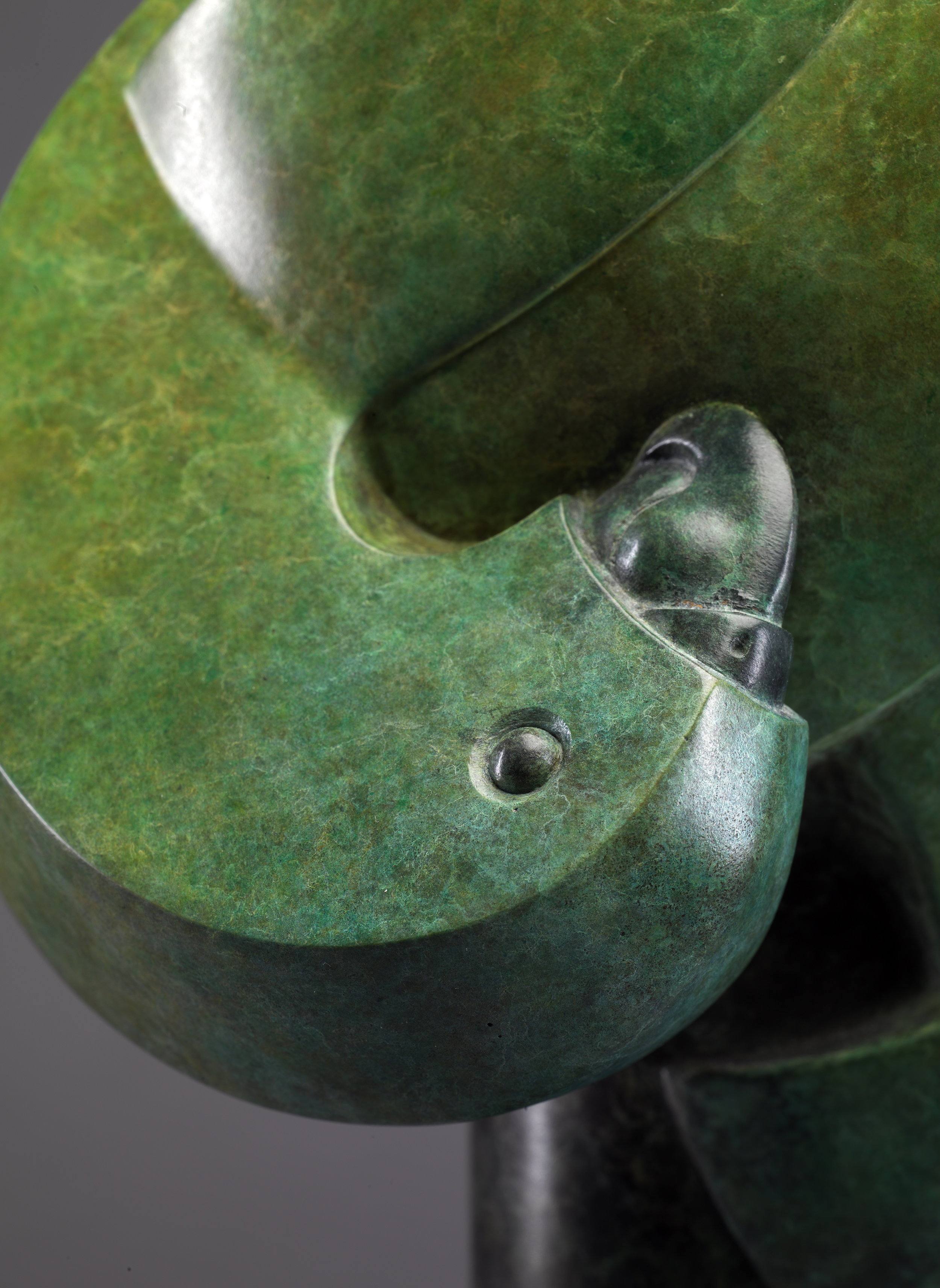 Parrot sculpture