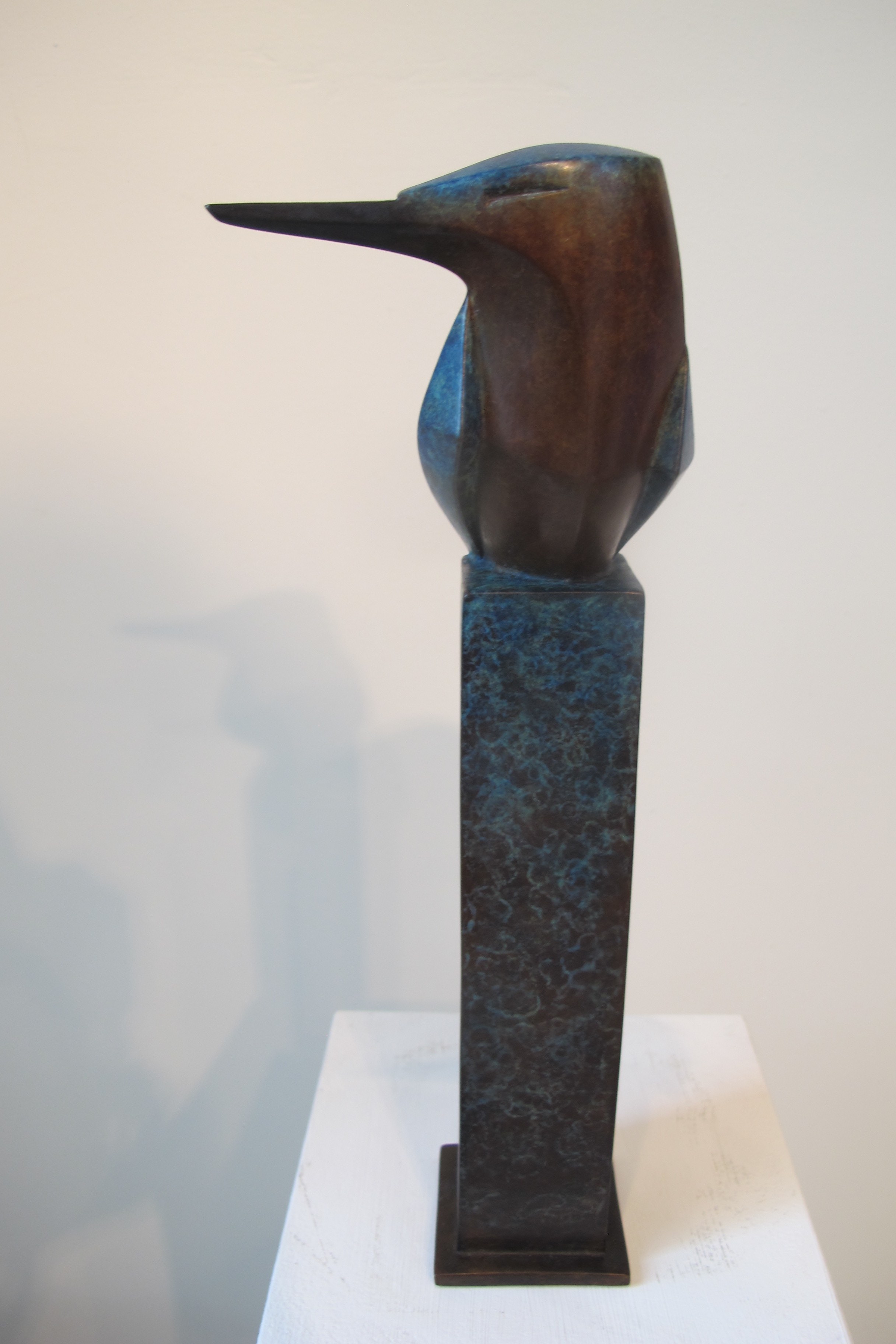 Kingfisher bronze two tone £1250 H. 29cm