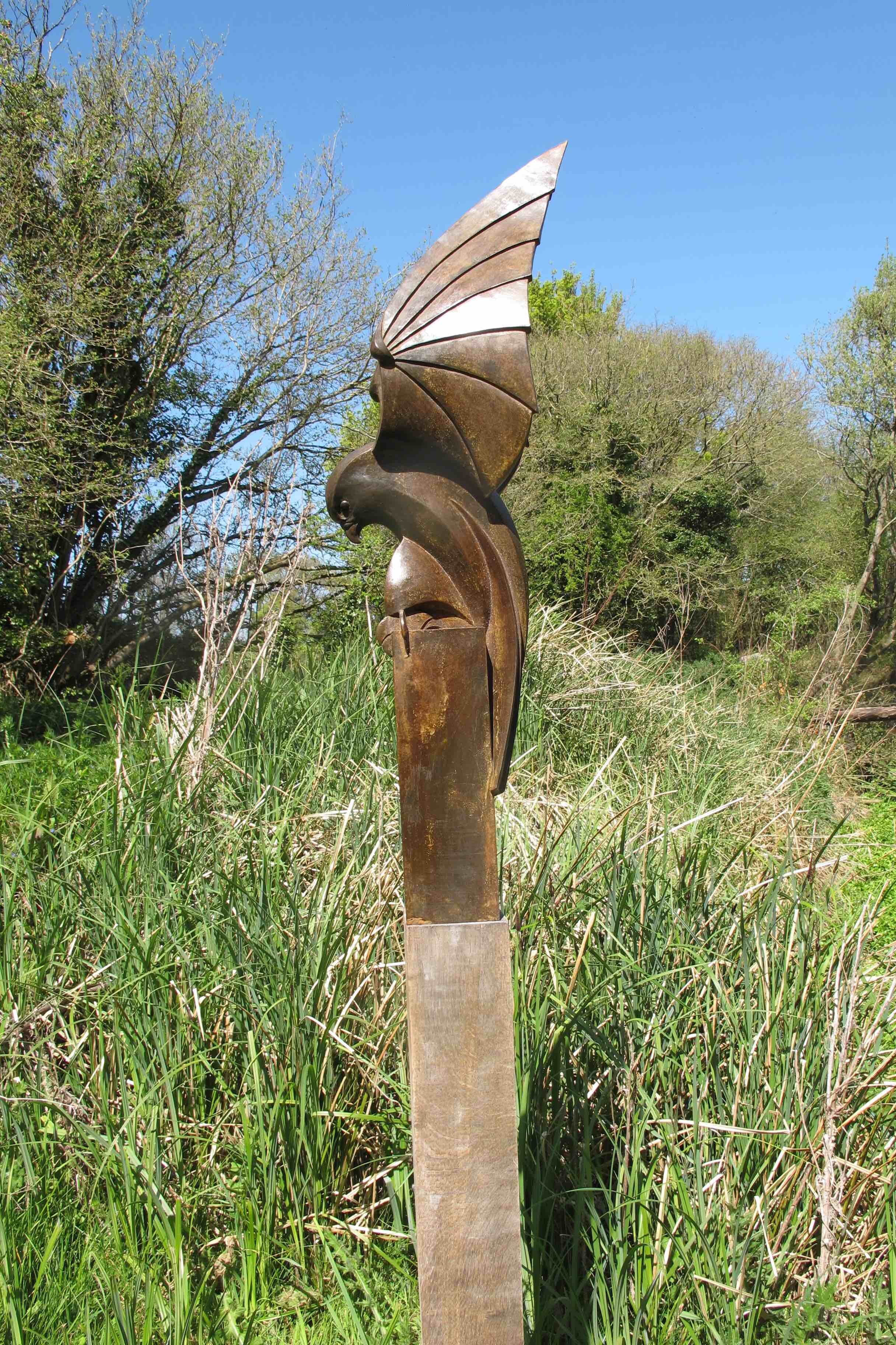 Kestrel landing £750 H 70cm w/o oak post