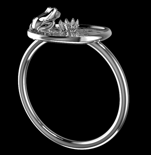 Lily Pad Ring — The Jewelsmith