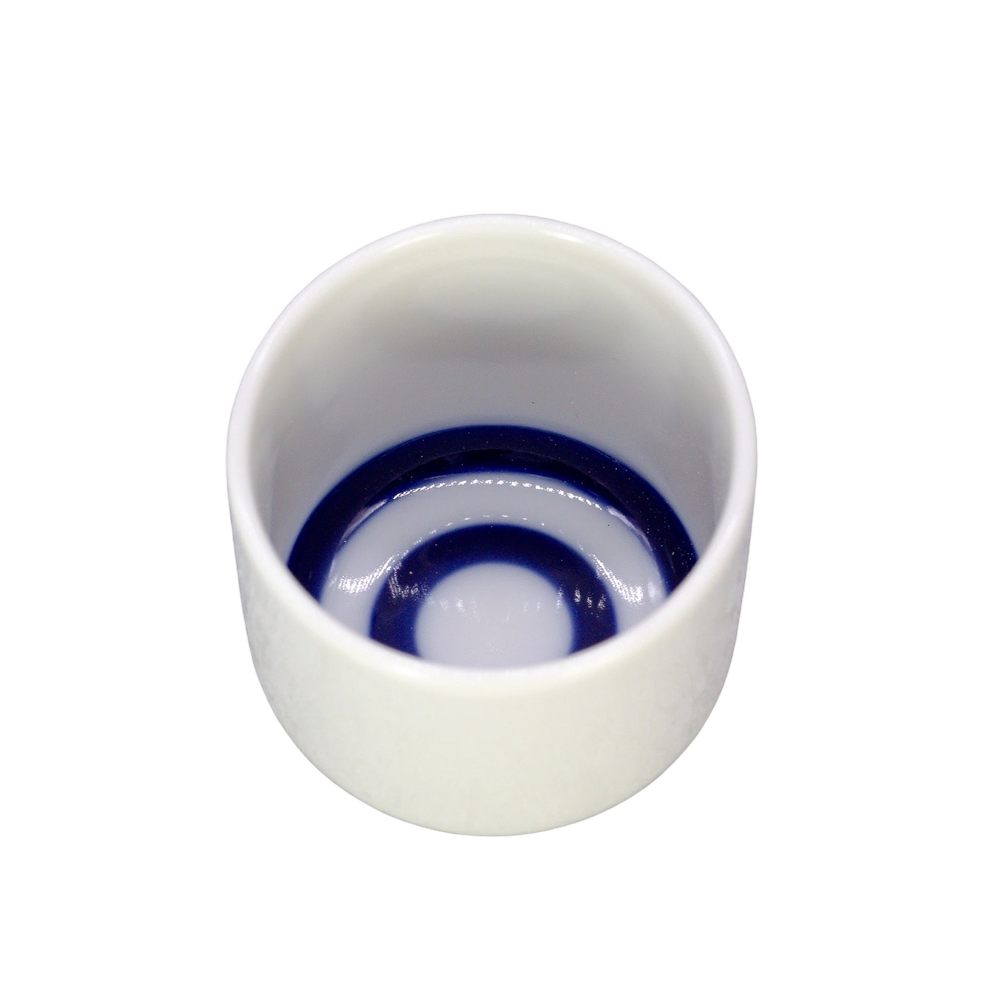 White Ceramic Ochoko Sake Tasting Cup 60ml - Buy from London Sake UK