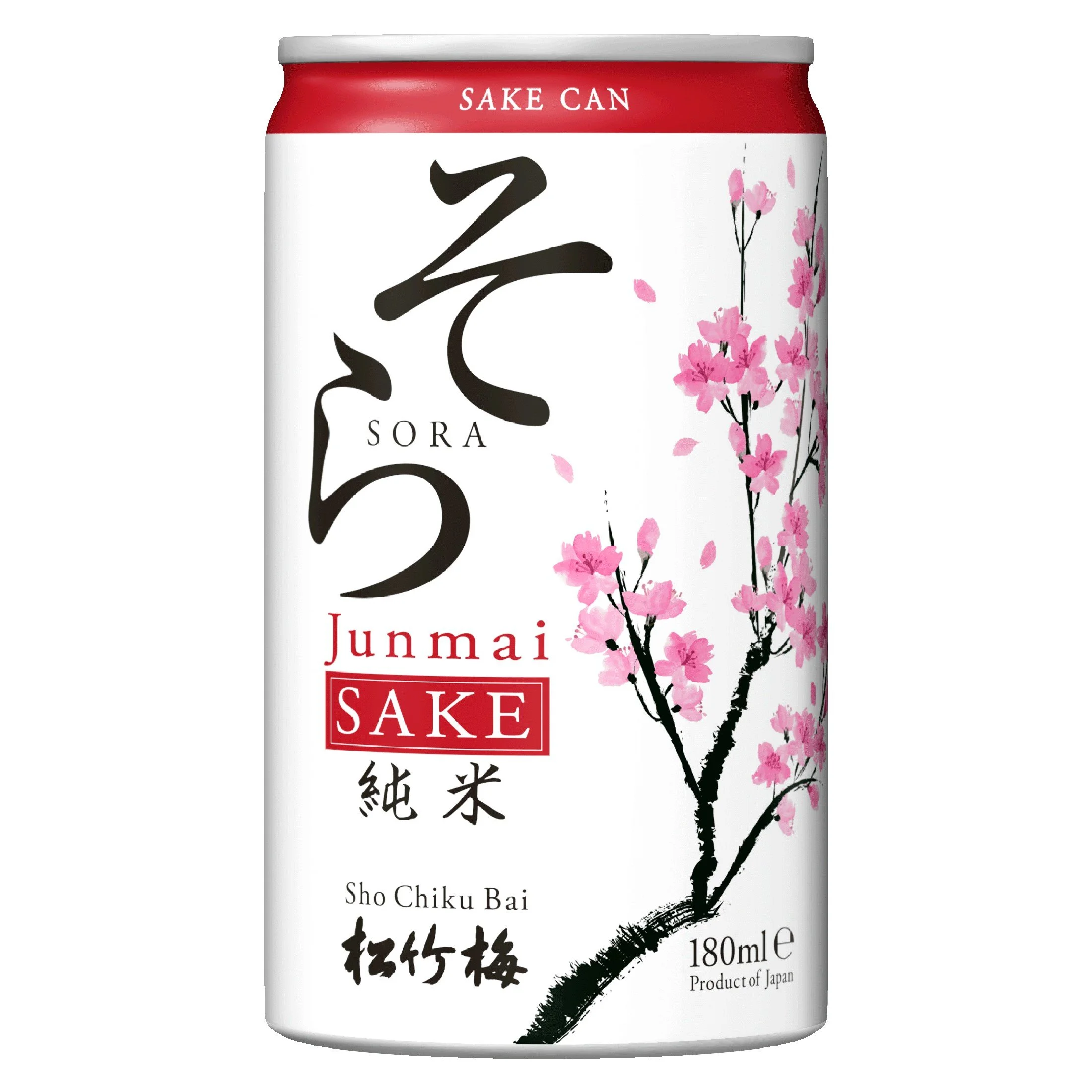 Sora Junmai Sake Can 180ml