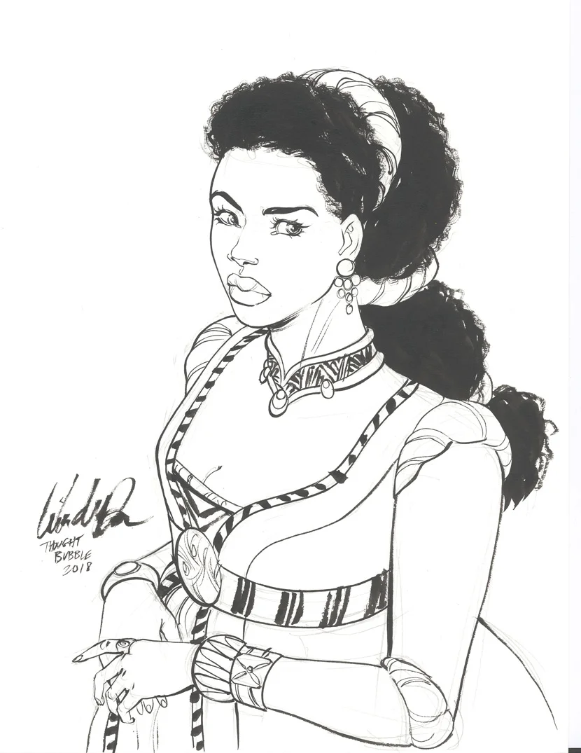 Artwork by Leila del Luca (A4) - See eBay Listing Here