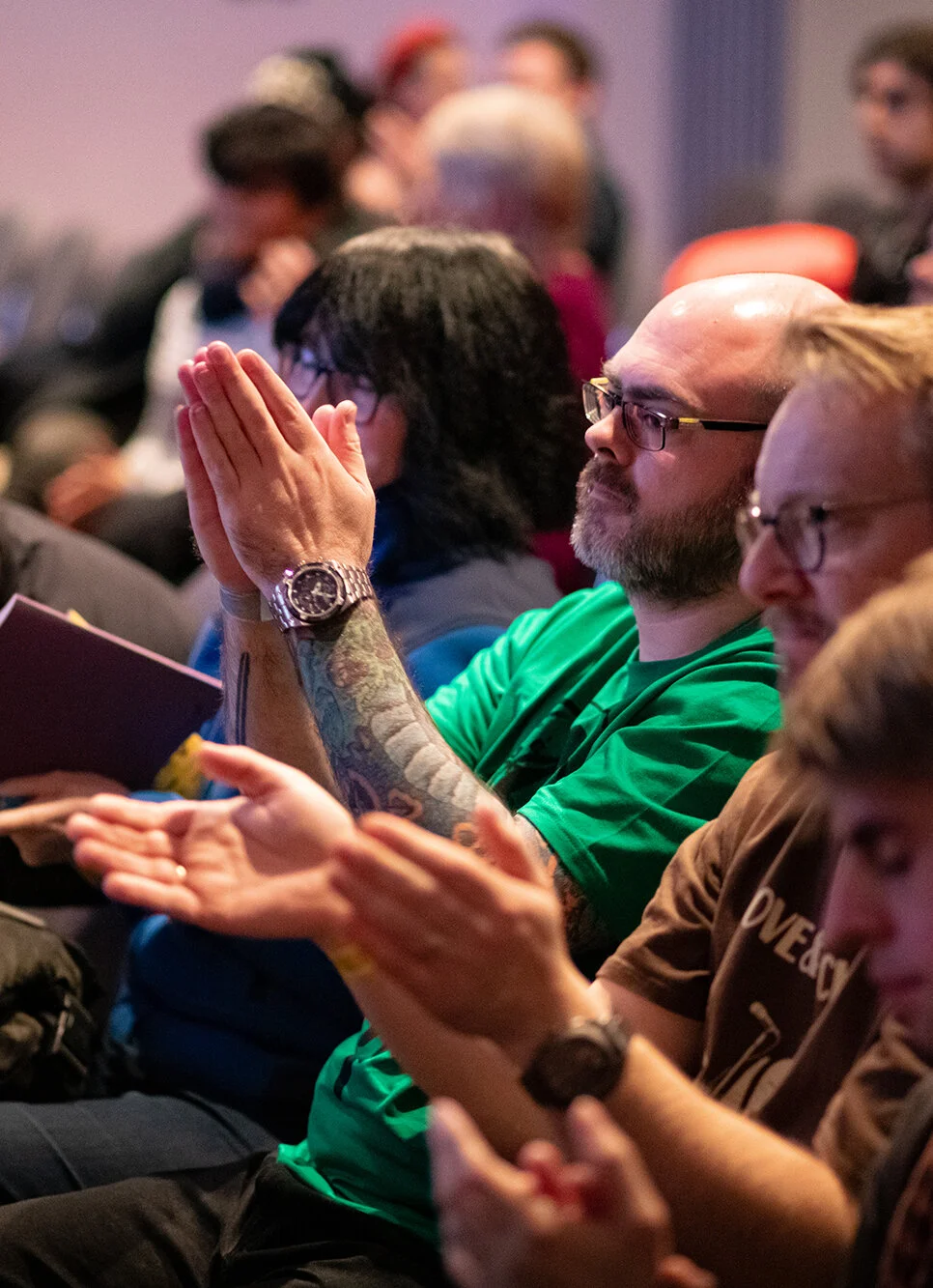 Christian Ward and James Tynion IV by the Fireside