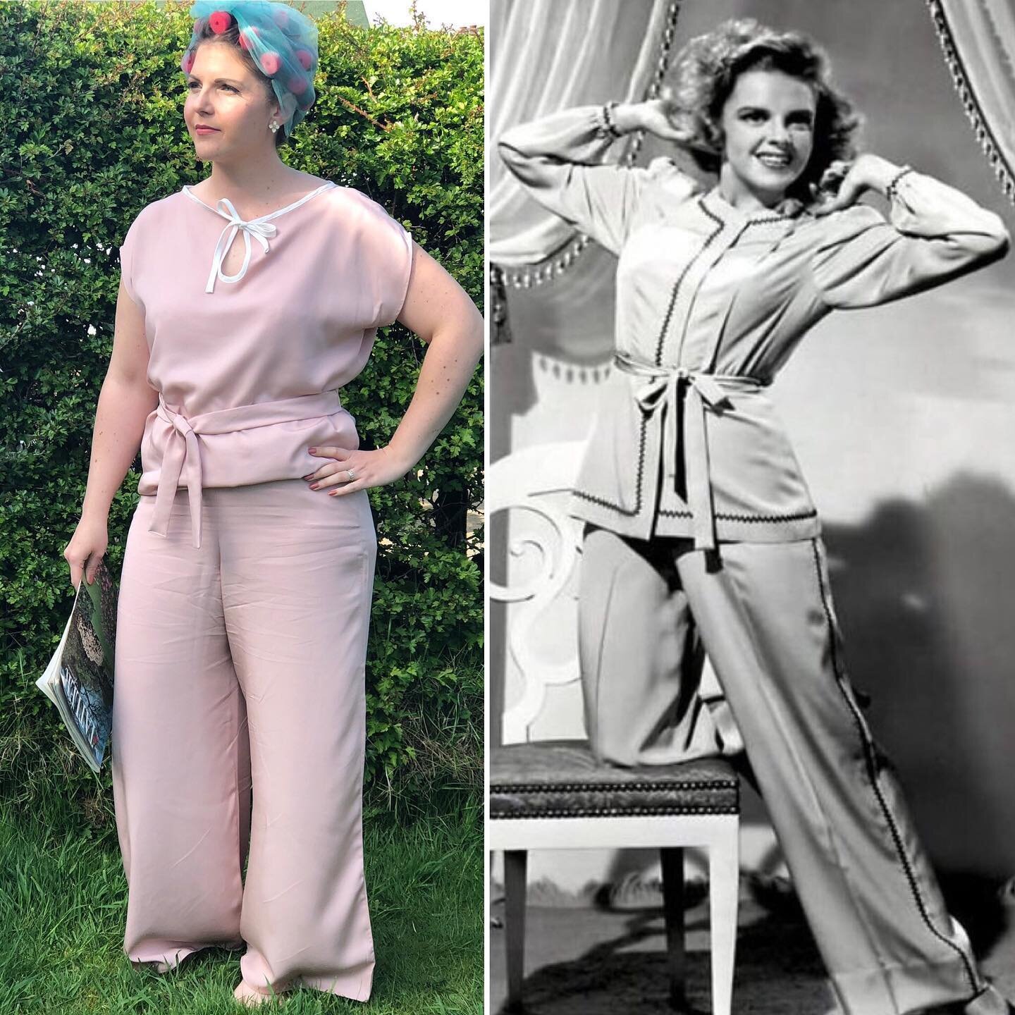 Recreating vintage - Emma in the ‘Judy’ Loungewear Set