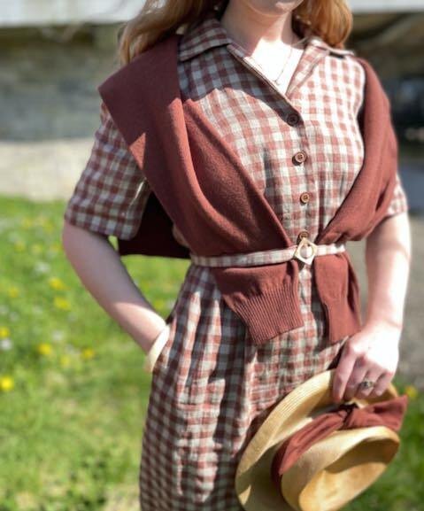 If there&rsquo;s one thing you need in your wardrobe for spring, it&rsquo;s the versatile &lsquo;Evie&rsquo; dress 😍

This style features a retro revere collar with true vintage buttons, a comfy elasticated waist and handy side seam pockets!

Order 