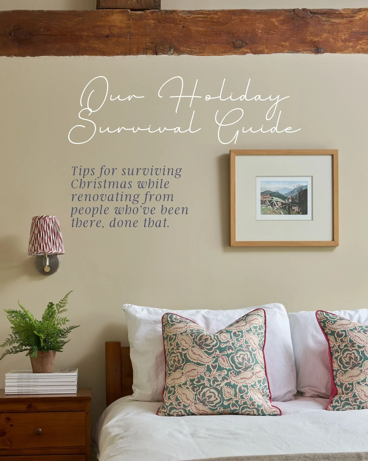 We&rsquo;ve been there, done that. Christmas + Renovation = chaos.

Add in teenagers, guests, elderly parents and peri-menopause and it&rsquo;s a one-way ticket to a twixmas breakdown.

Luckily, although there&rsquo;s plenty that&rsquo;s out of your 