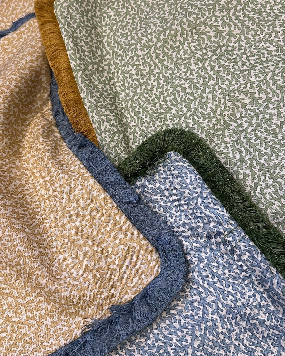 All we want for Christmas is&hellip;

Unbelievably pleased with this trio of @gpjbaker &ldquo;Tuffley&rdquo; cushions with coordinating fringe trim. All ready for their forever home just in time for a comfy sofa on Christmas Day.