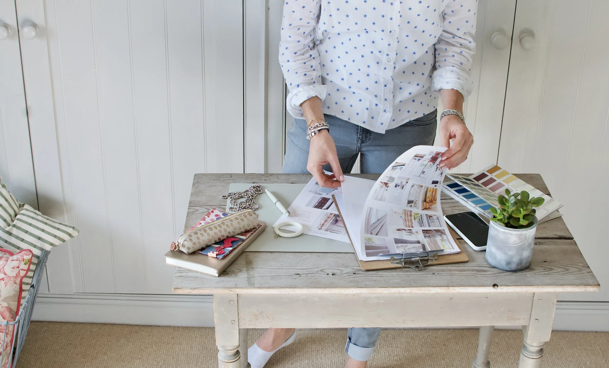 Chloe's initial browse through ideas