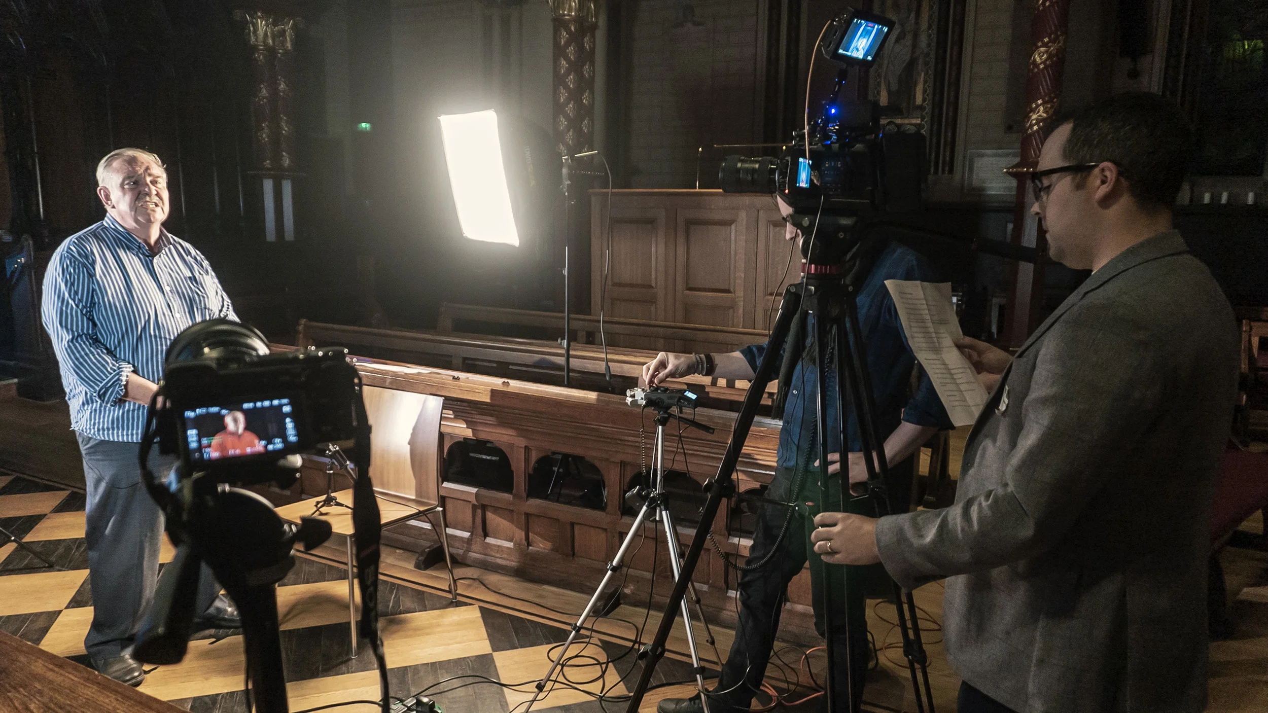 Speaking to David Nutt in King’s College London Chapel