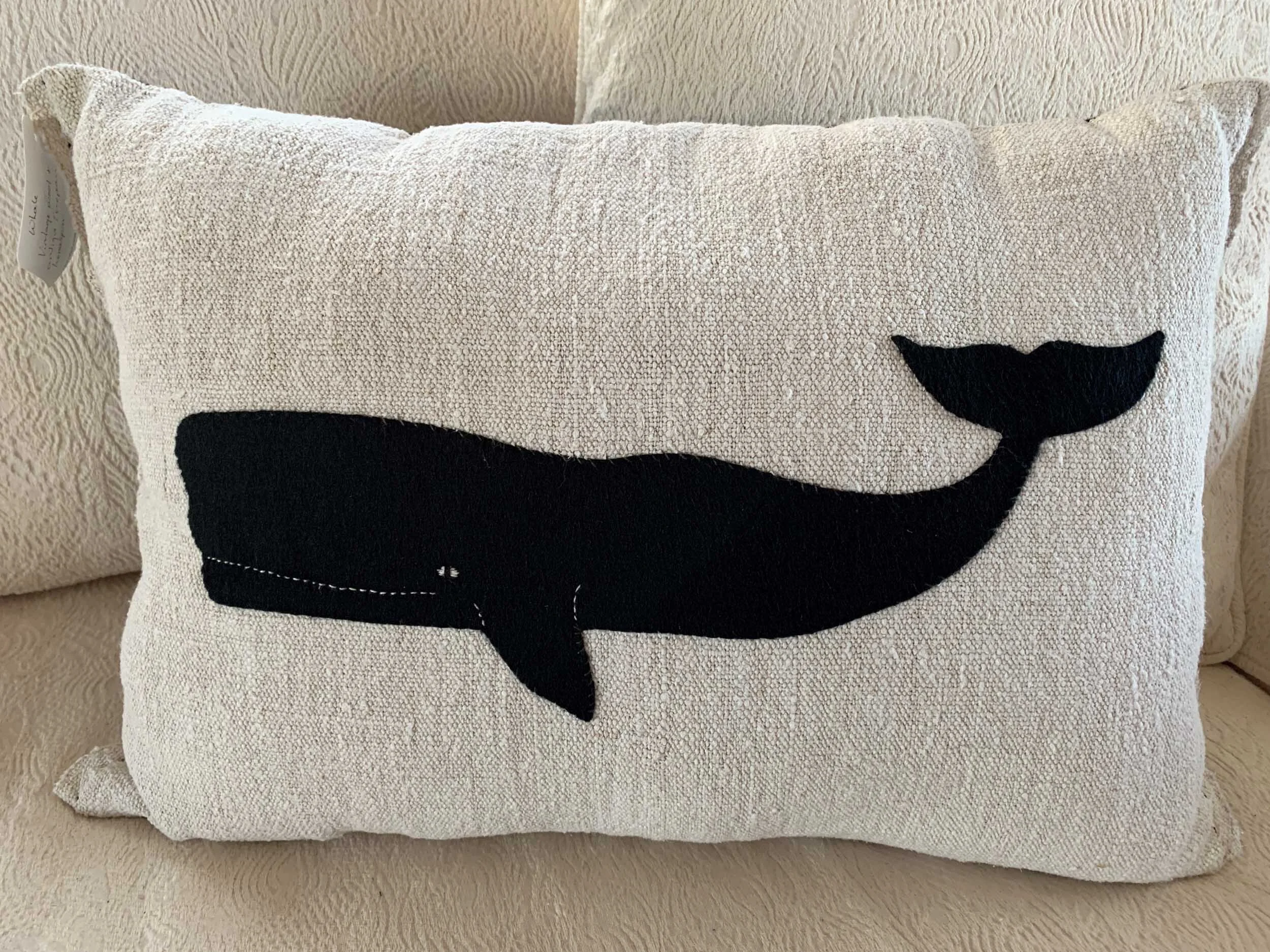 whales pillow