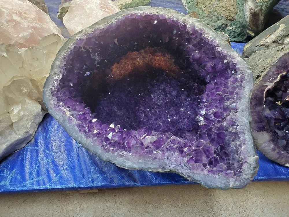 #2. Amethyst Geode Head