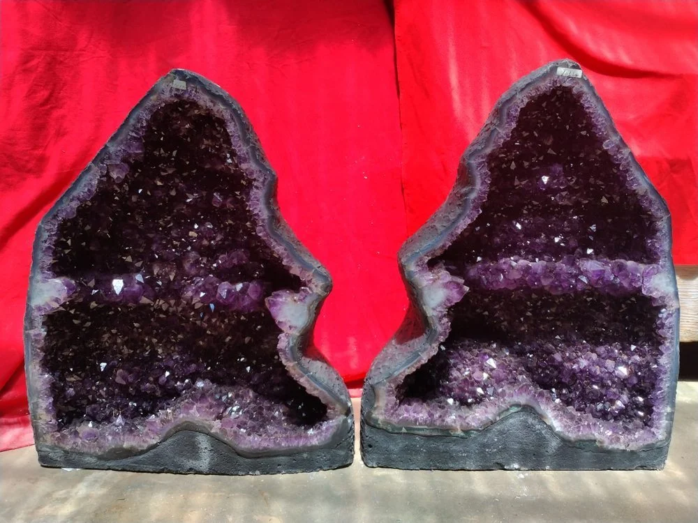 #7. Amethyst Cathedral Pair