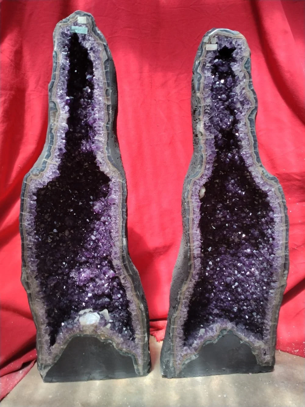 #8. Amethyst Cathedral Pair