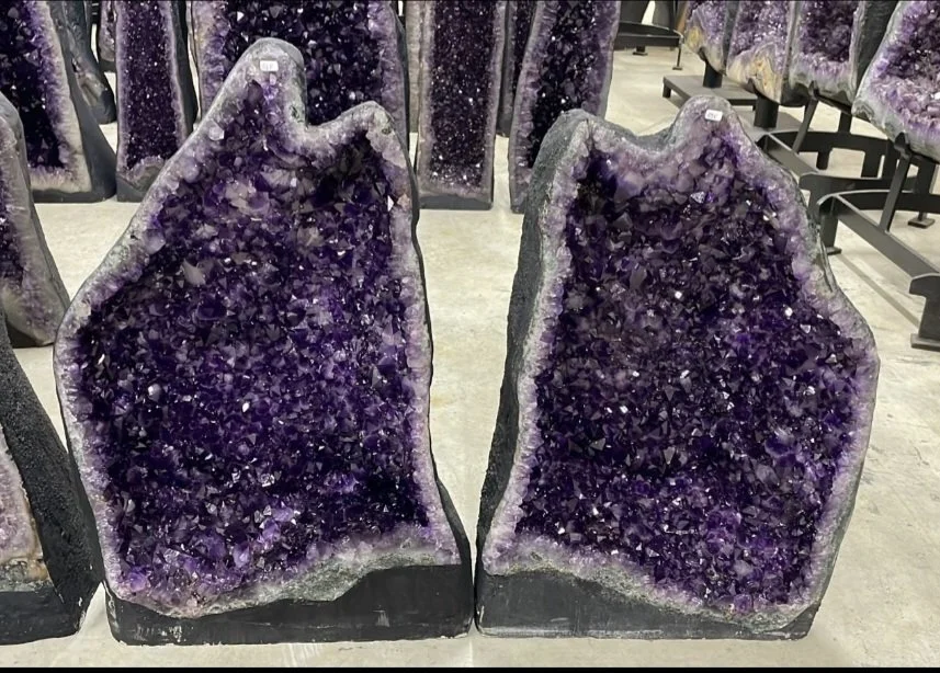 #20. Amethyst Cathedral Pair