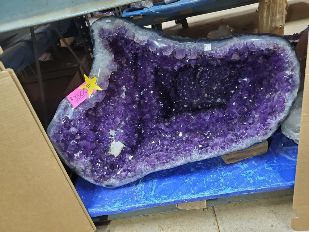 #26. Large Amethyst Geode Head