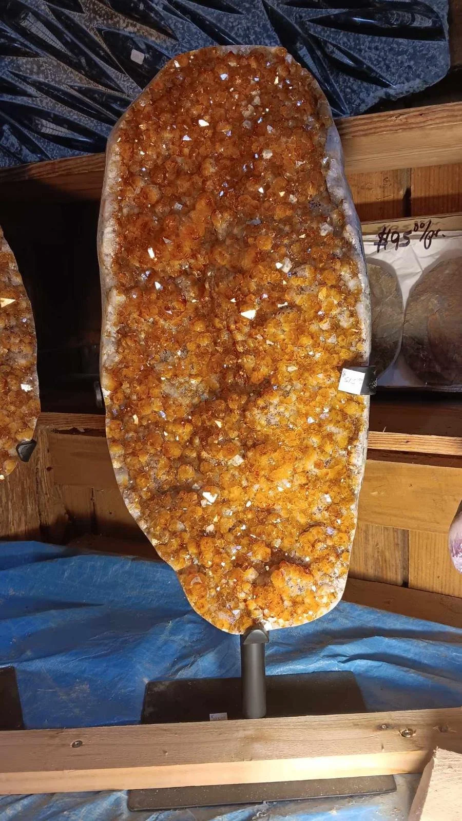 #108. Citrine Plate On Stand