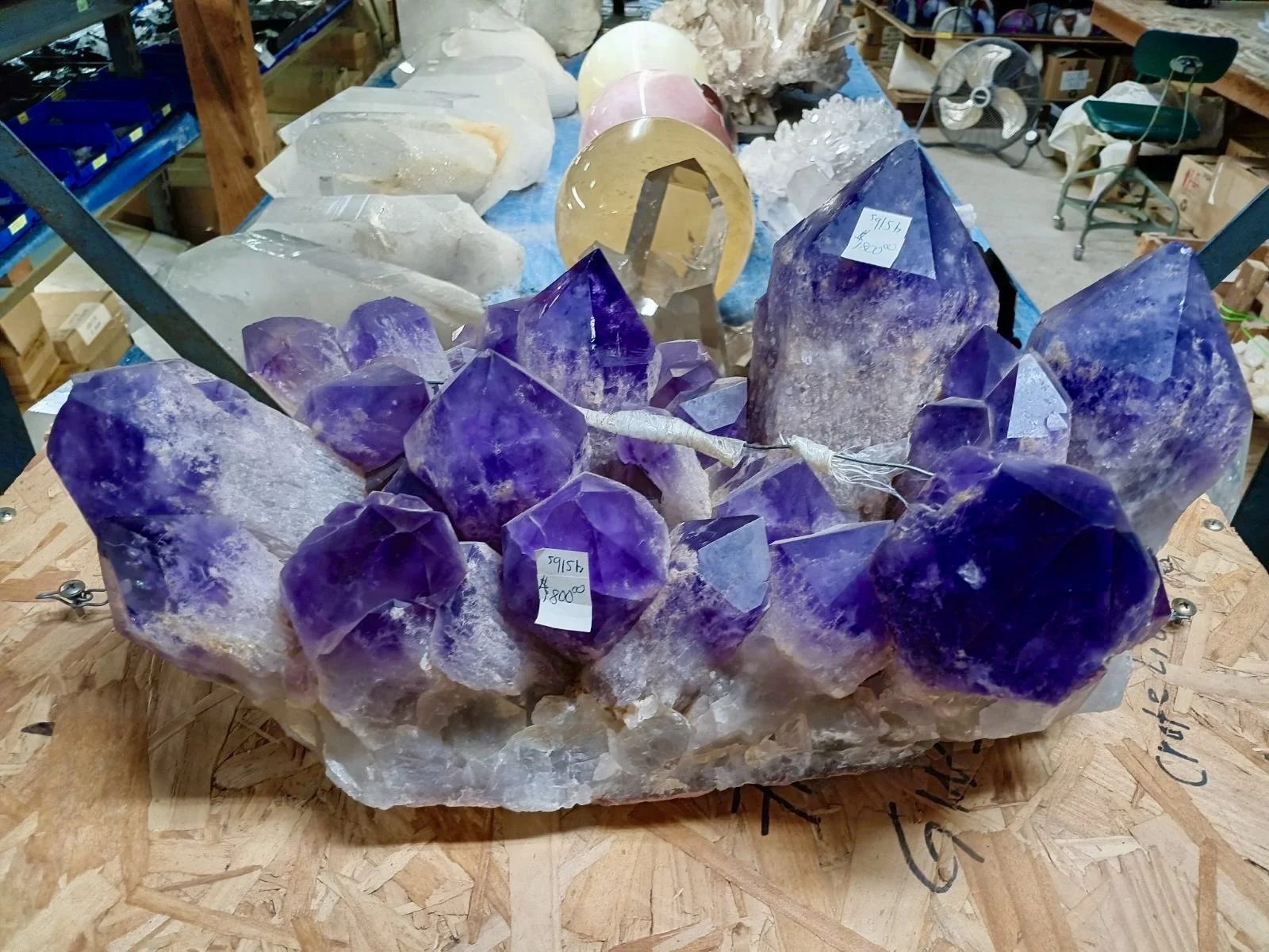 #1. Bolivian Amethyst Cluster
