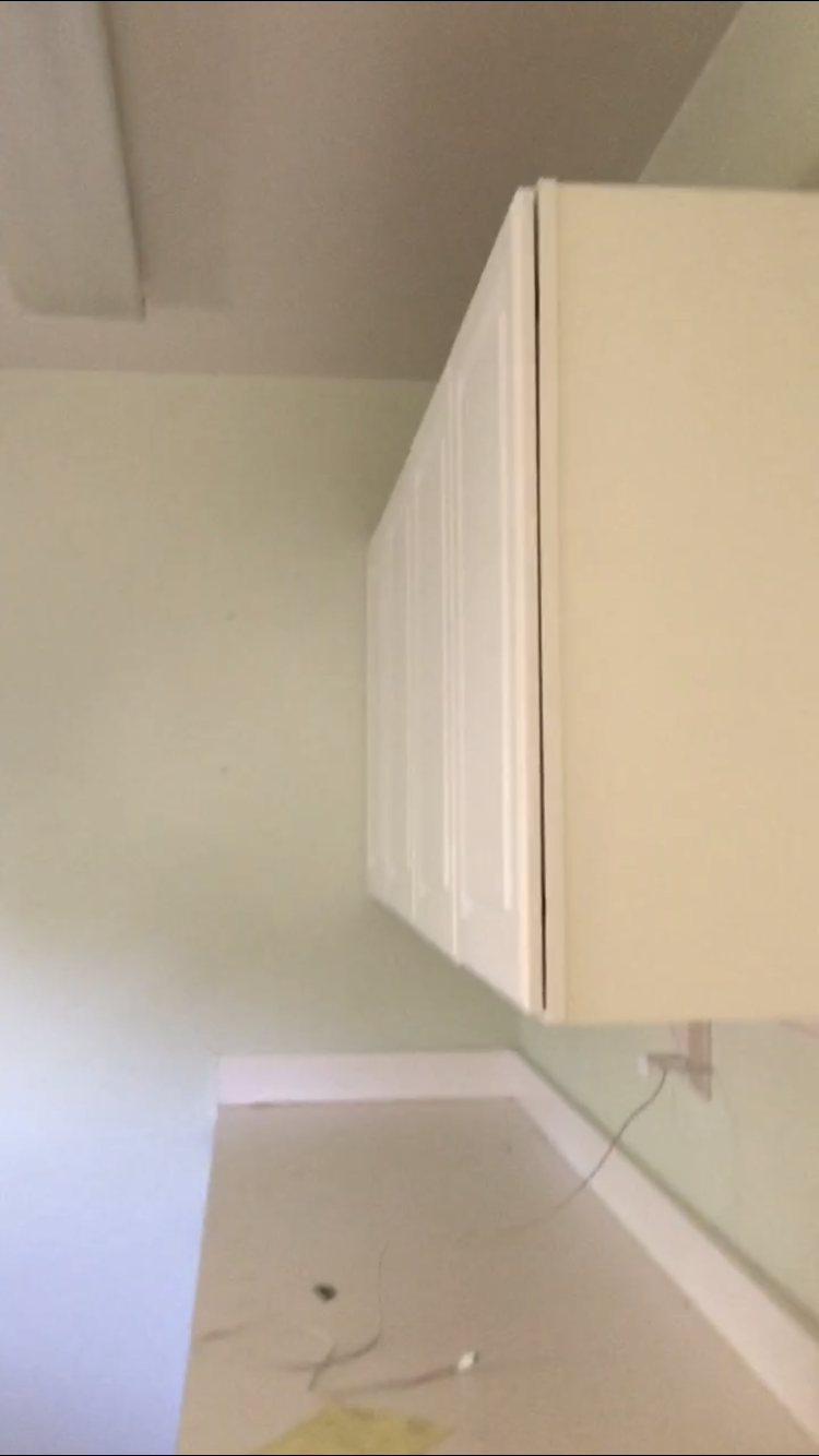  Interior wall of the kitchen, before. 