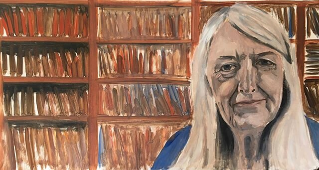 Grabbed a piece of left over foam board and turned out to be interesting to paint on. Three hours oil sketch of Dame Mary Beard. Thank you so much @artistoftheyear for the wonderful 8 weeks of art. #portraitartistoftheyear #oilpainting #portraitartis
