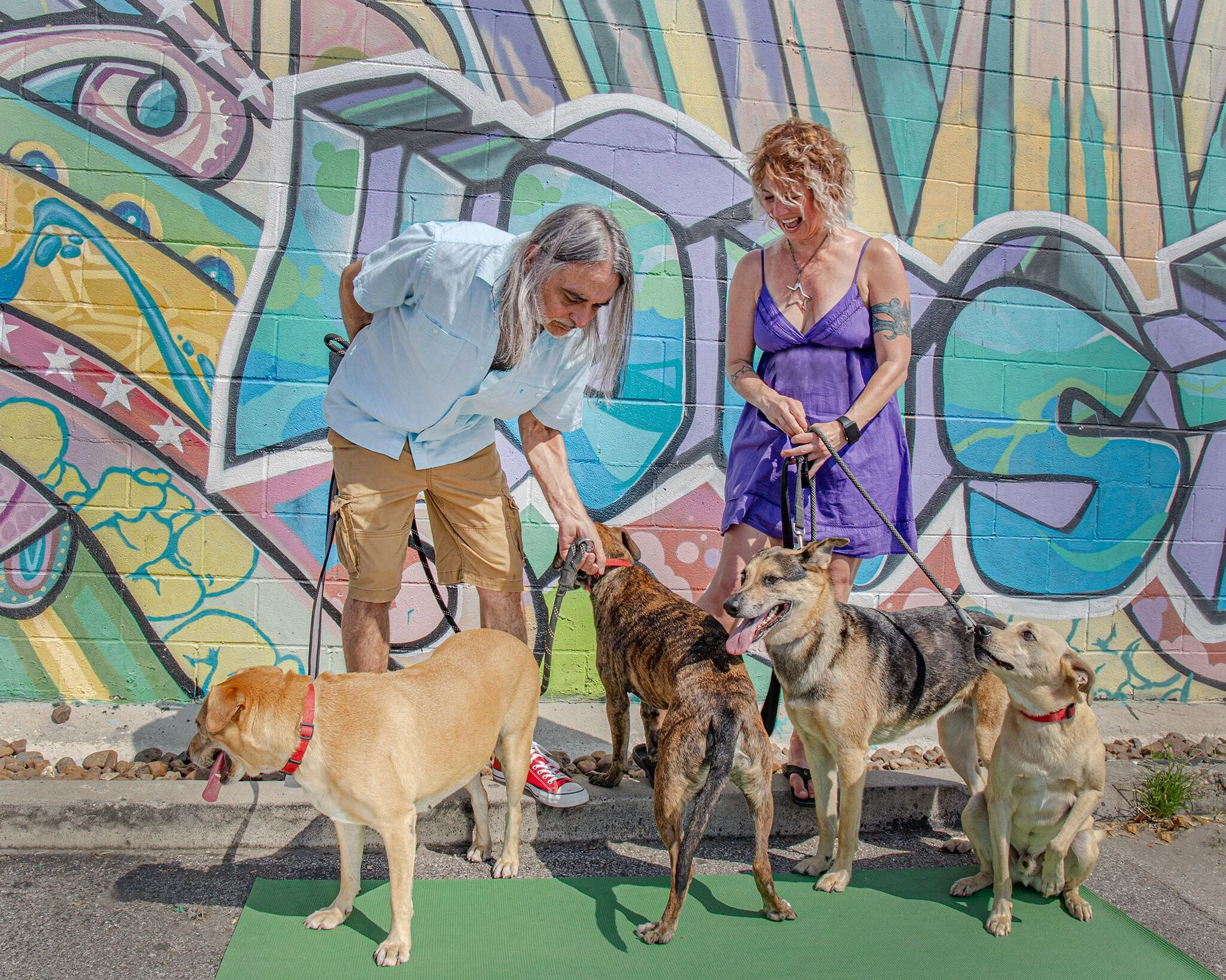 Chaos and leashes!