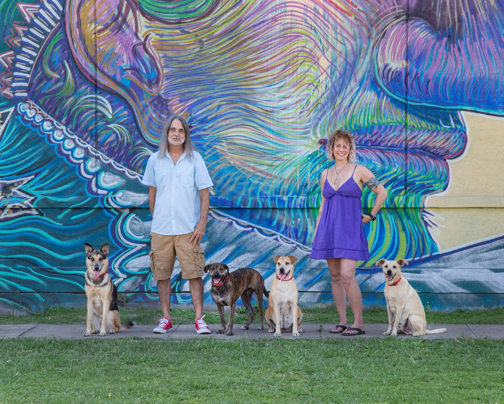 The whole family!