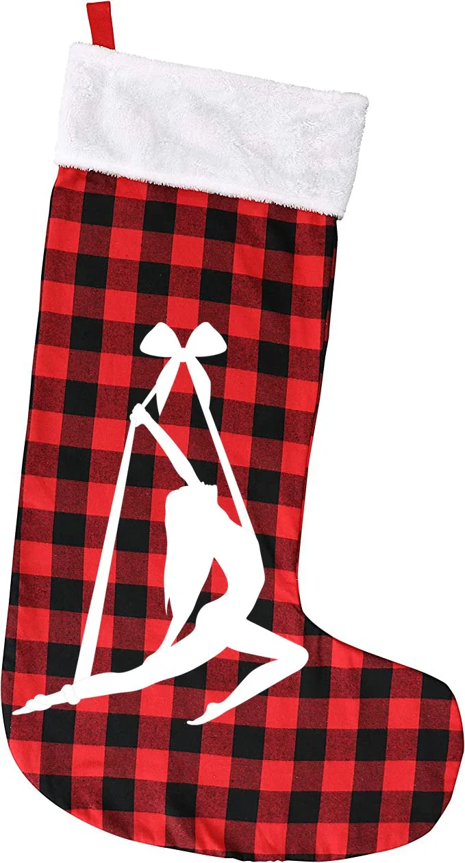 Christmas Stocking Aerial Silks Dancer