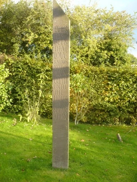 John Shaw, Love Knows not its own Depth 2008, Herefordshire sandstone
