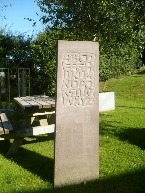 Tom Perkins, Raised Alphabet 2010, Herefordshire Sandstone