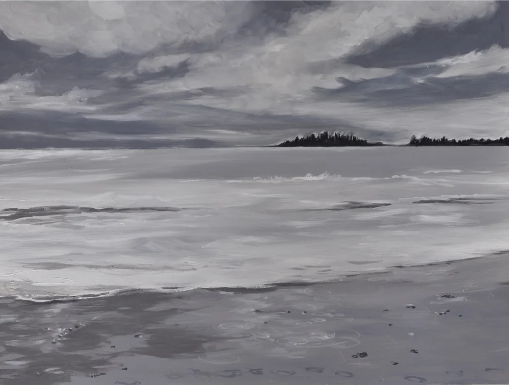 Waves at Crescent Beach- 16" x 20" (oil on panel) $390