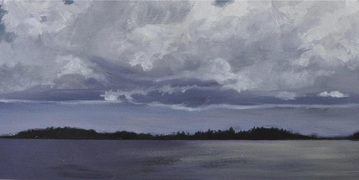 Penobscot Bay - 12" x 6" (oil on panel) SOLD