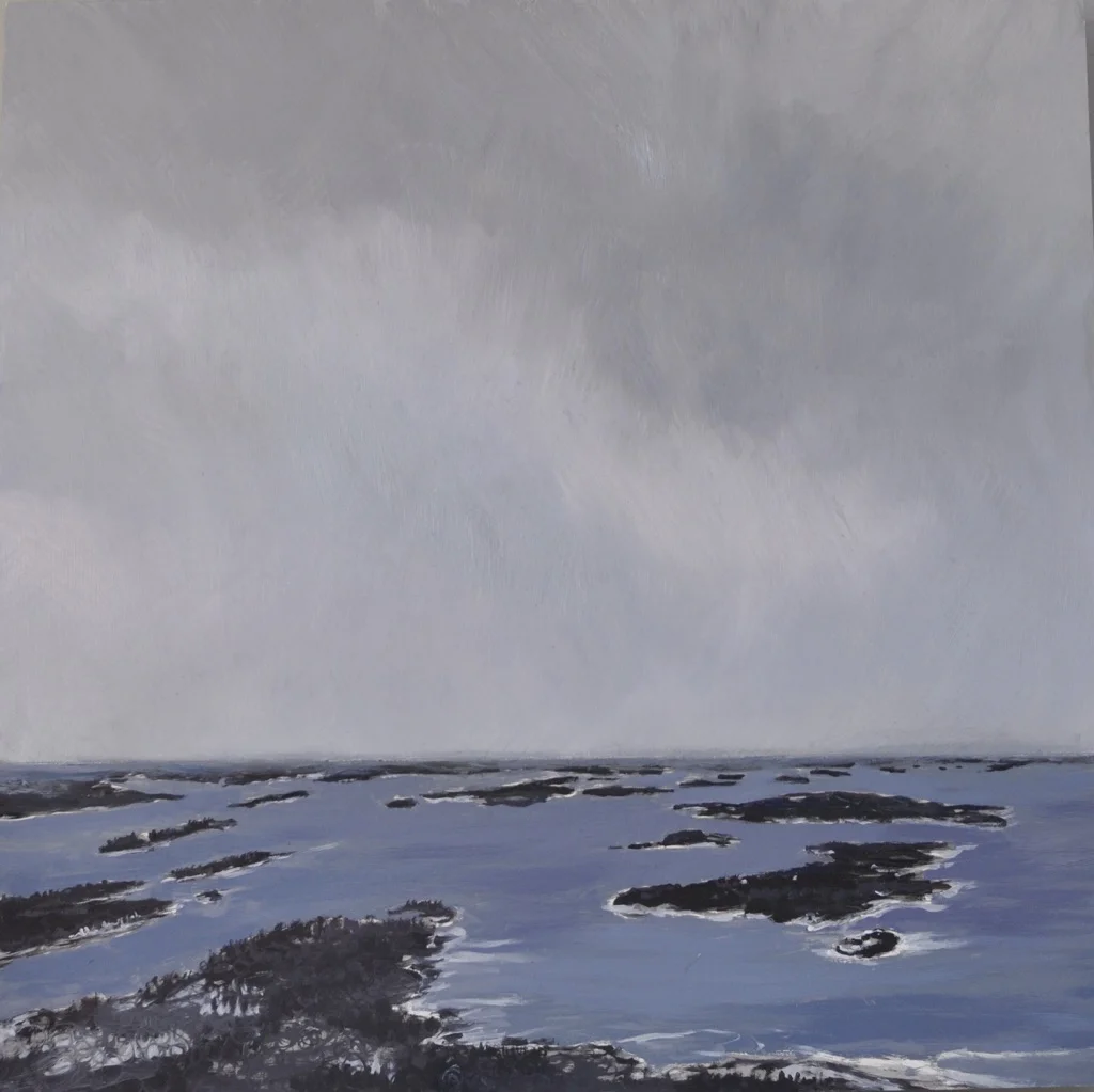 Casco Bay I - 12" x 12" (oil on panel) SOLD