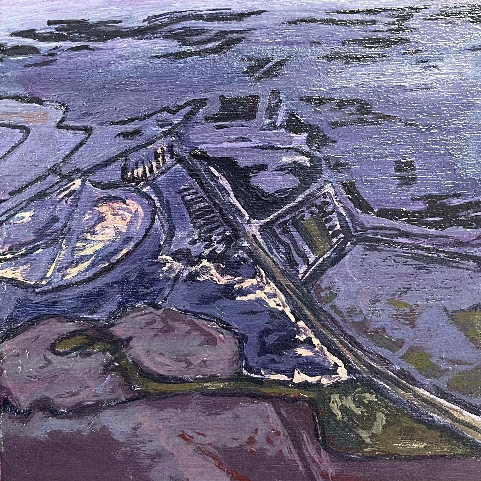 Venice - (oil on panel) - 4" x 4" - $195