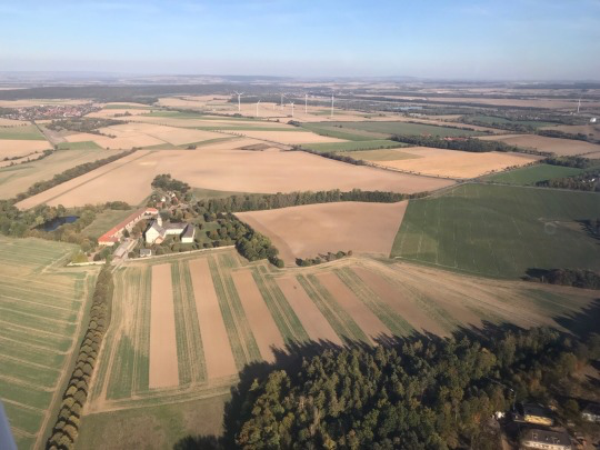 Bild: Streifenanbau aus der Vogelperspektive