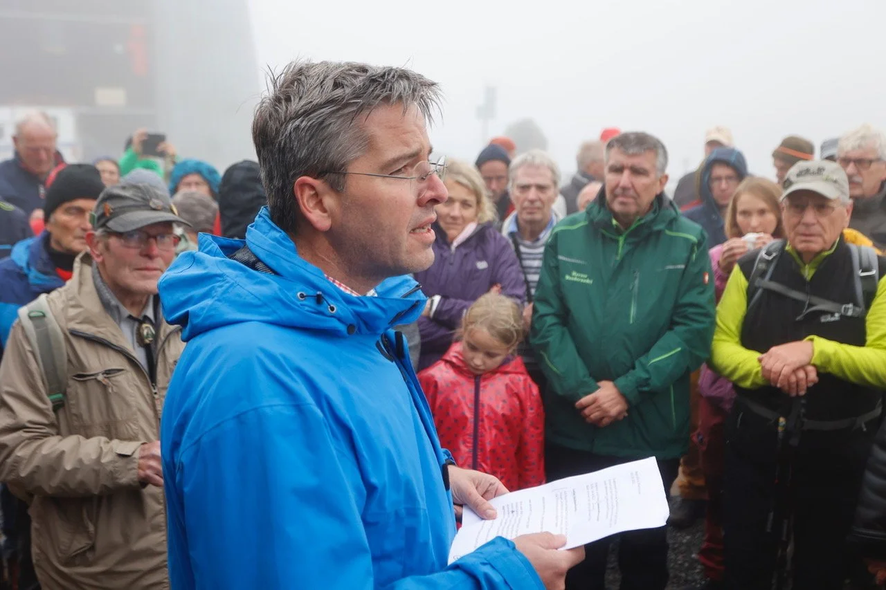 Harzklub-Veranstaltung auf dem Brocken zum Tag der Deutschen Einheit