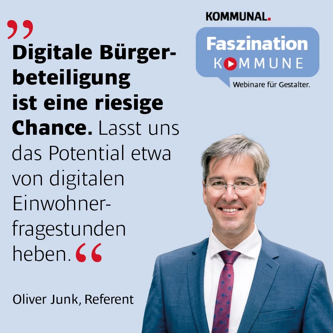 Webinar zur digitalen Bürgerbeteiligung 