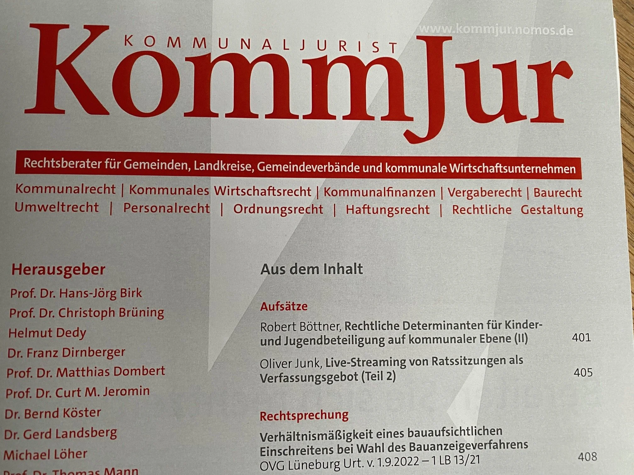 Live-Streaming von Ratssitzungen als Verfassungsgebot