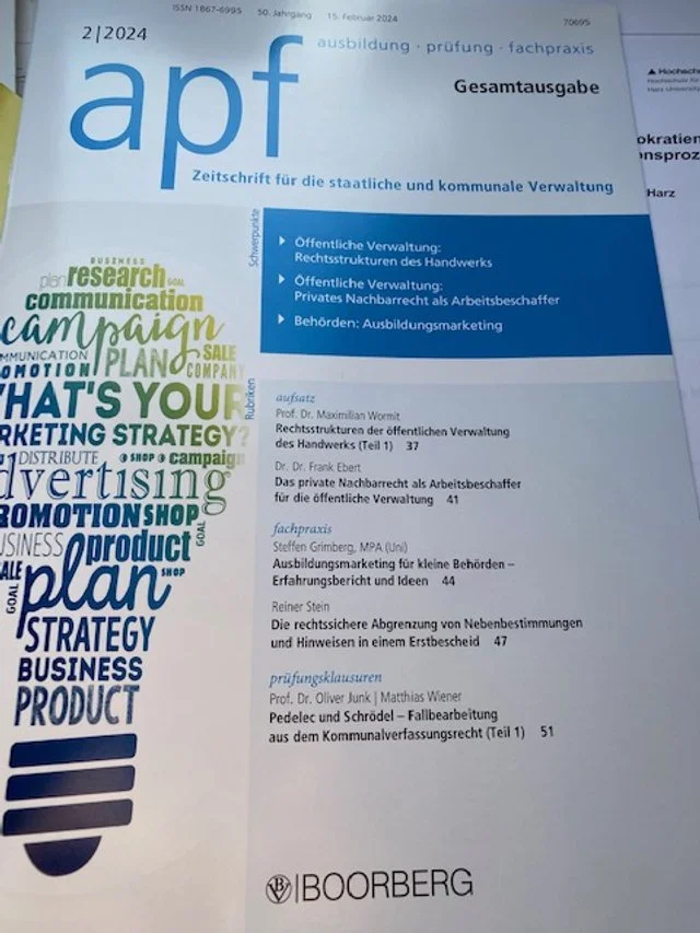 Übungsfall Kommunalrecht, Veröffentlichung in apf 2/2024
