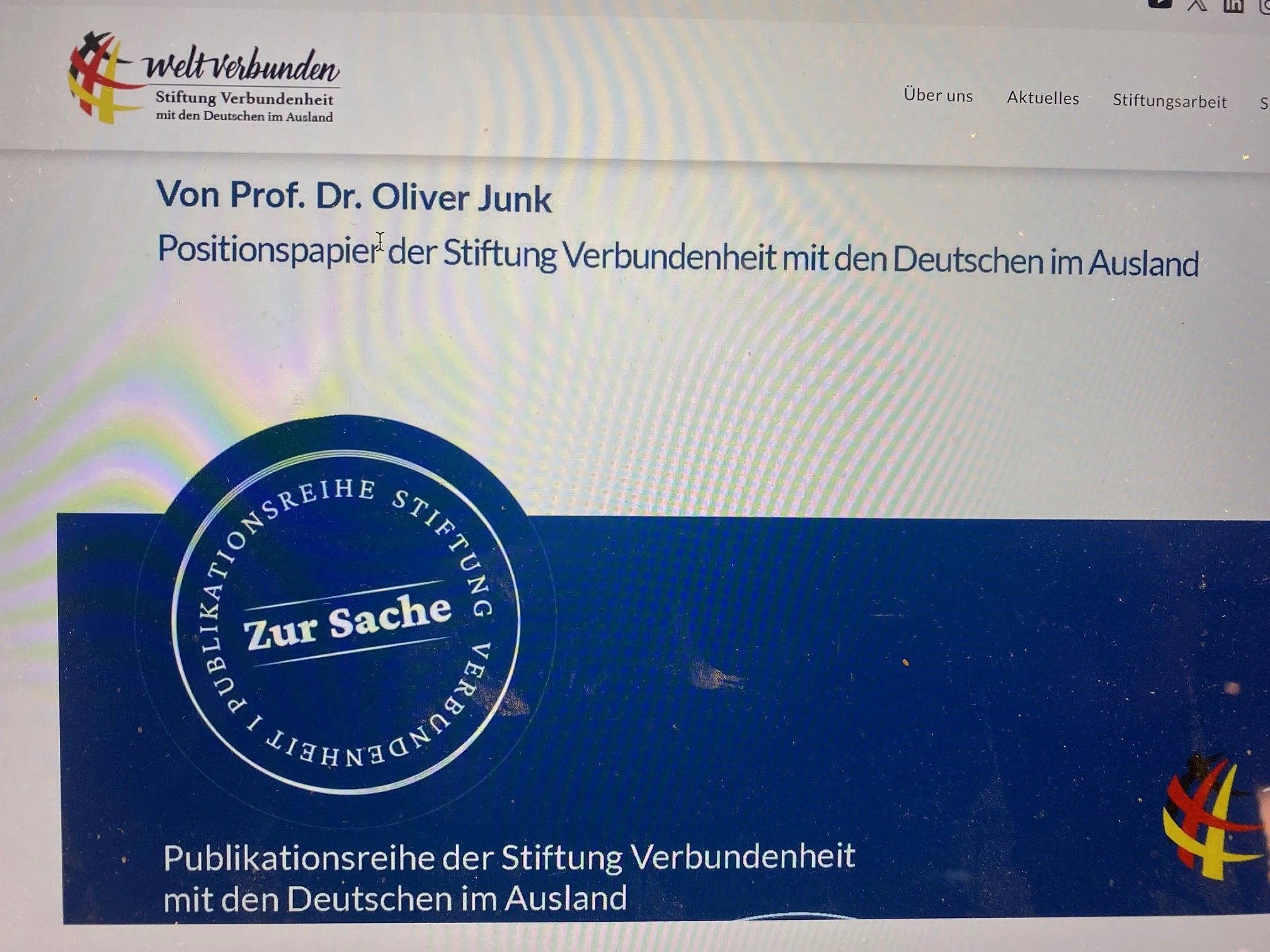 Das Wahlrecht für Auslandsdeutsche: 