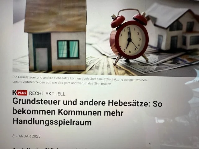 "Grundsteuer und andere Hebesätze"
