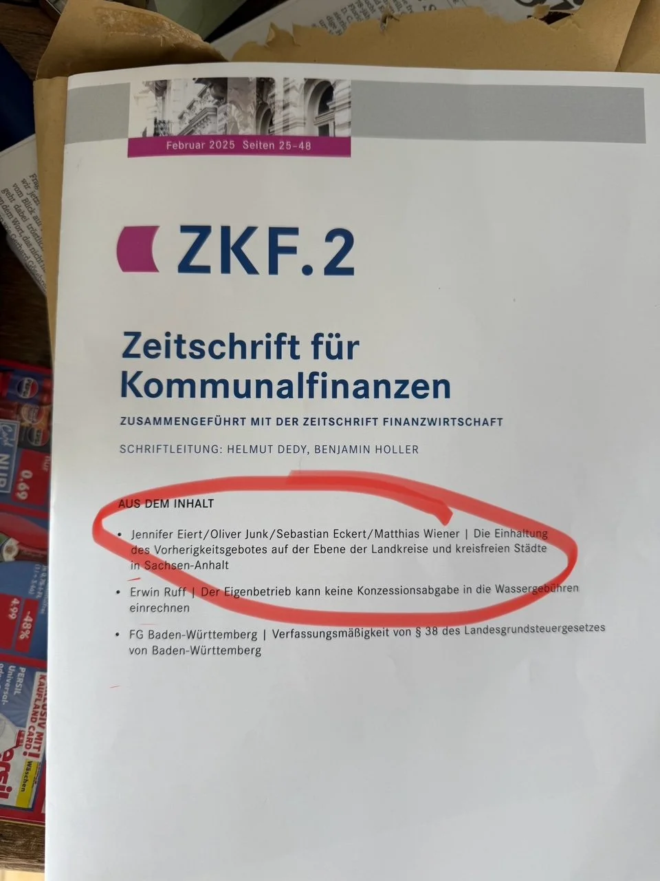 Aktuelle Beiträge im März 2025